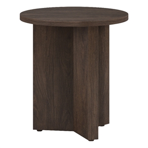 Henn&Hart 20&quot Alder Brown MDF Side Table
