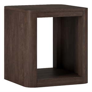 Henn&Hart 20&quot Alder Brown MDF Side Table