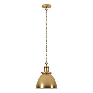 Henn&Hart 12&quot Brass Metal Pendant