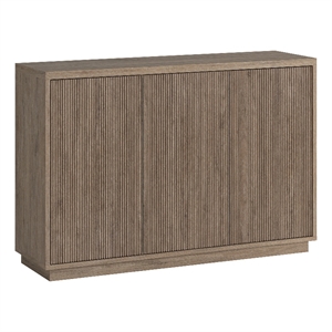 Henn&Hart 47.5&quot Antiqued Gray Oak MDF Buffet Table