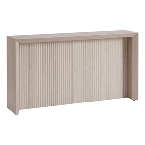 Henn&Hart 55.75&quot Alder White MDF/PVC Console Table