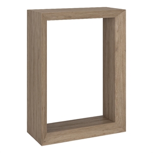 Henn&Hart 22&quot Antiqued Gray Oak MDF Console Table