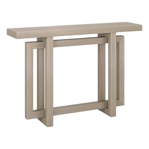 Henn&Hart 44&quot Alder White MDF Console Table