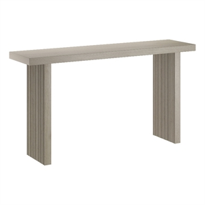Henn&Hart 55&quot Alder White MDF Console Table