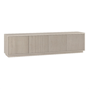 Henn&Hart 78.5&quot Alder White MDF TV Stand