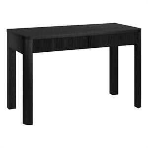 Henn&Hart 47.5&quot Black Grain MDF Home Office