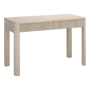 Henn&Hart 47.5&quot Alder White MDF Home Office