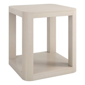 Henn&Hart 20&quot Alder White MDF Side Table