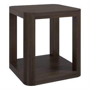 Henn&Hart 20&quot Alder Brown MDF Side Table