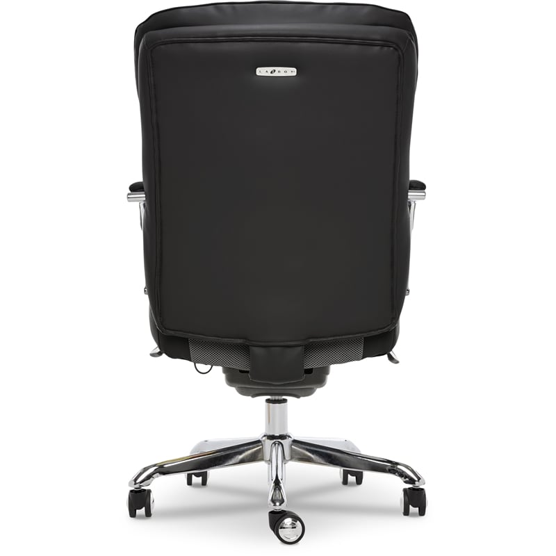 La-Z-Boy Sutherland Office Chair with Padded Arms Jet Black