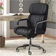La-Z-Boy Sutherland Office Chair with Padded Arms Jet Black