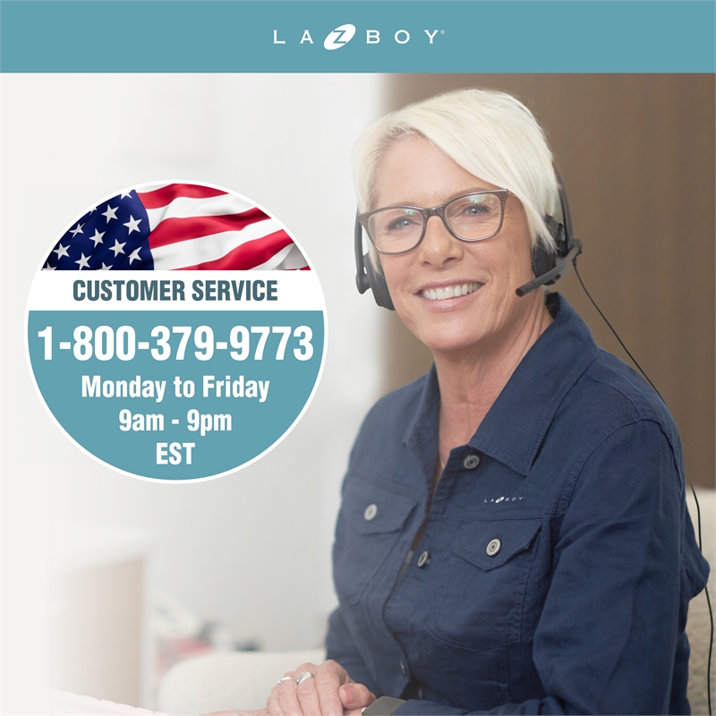 La-Z-Boy Delano Faux Leather Executive Office Chair in Chestnut Brown