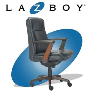 La-Z-Boy Dawson Executive Office Chair Black