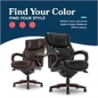 La-Z-Boy Bellamy Executive Office Chair with Memory Foam Black Bonded Leather