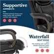 La-Z-Boy Harnett Big & Tall Executive Chair Black Bonded Leather