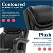 La-Z-Boy Harnett Big & Tall Executive Chair Black Bonded Leather