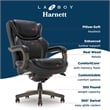 La-Z-Boy Harnett Big & Tall Executive Chair Black Bonded Leather