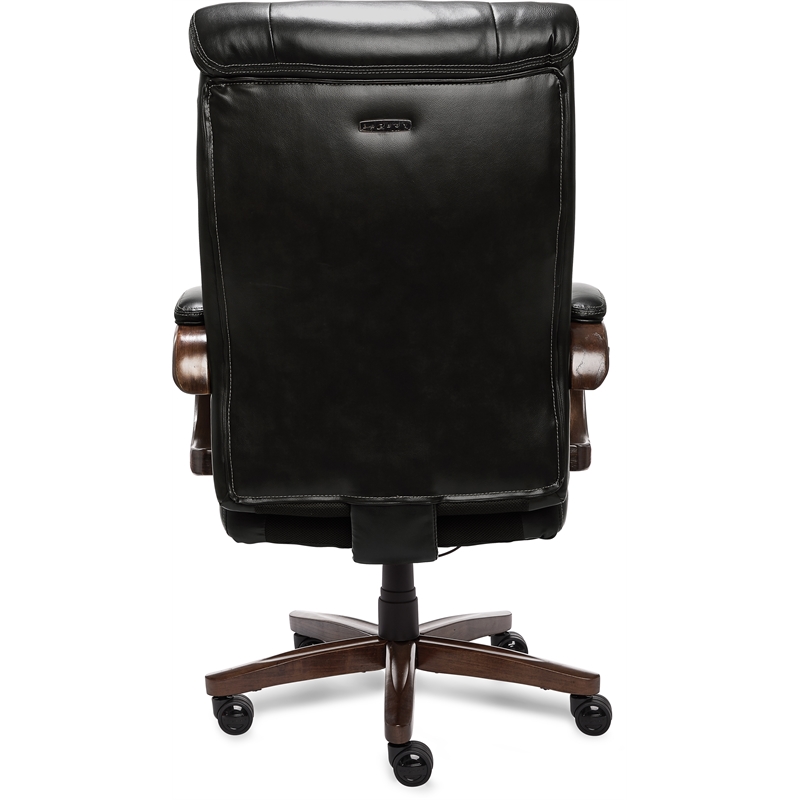 La Z Boy Big And Tall Trafford Executive Office Chair Black Bonded Leather 45782a 4512