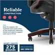 La-Z-Boy Hyland Modern Metal Executive Office Chair Black Bonded Leather