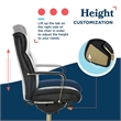 La-Z-Boy Modern Melrose Executive Office Chair Black Bonded Leather