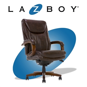 la-z-boy big and tall edmonton executive office chair brown
