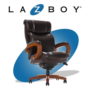 la-z-boy big and tall trafford executive office chair
