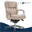 La-Z-Boy Sutherland Quilted Fabric Executive Office Chair Cream