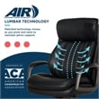 La-Z-Boy Nova High Back Modern Executive Office Chair Vegan PU Leather in Black