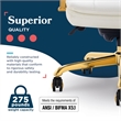 La-Z-Boy Sonata Executive MidBack Office Chair Bonded Leather White and Gold