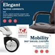 La-Z-Boy Sonata Executive MidBack Office Chair Bonded Leather Brown and Chrome