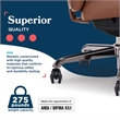 La-Z-Boy Symphony Executive Office Chair Bonded Leather Cognac and Graphite