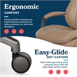 La-Z-Boy High Back Modern Executive Office Chair Vegan PU Leather Light Tan
