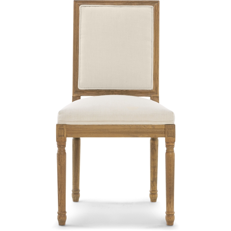 Finch Elmhurst Square Dining Chair Set of 2 Cream