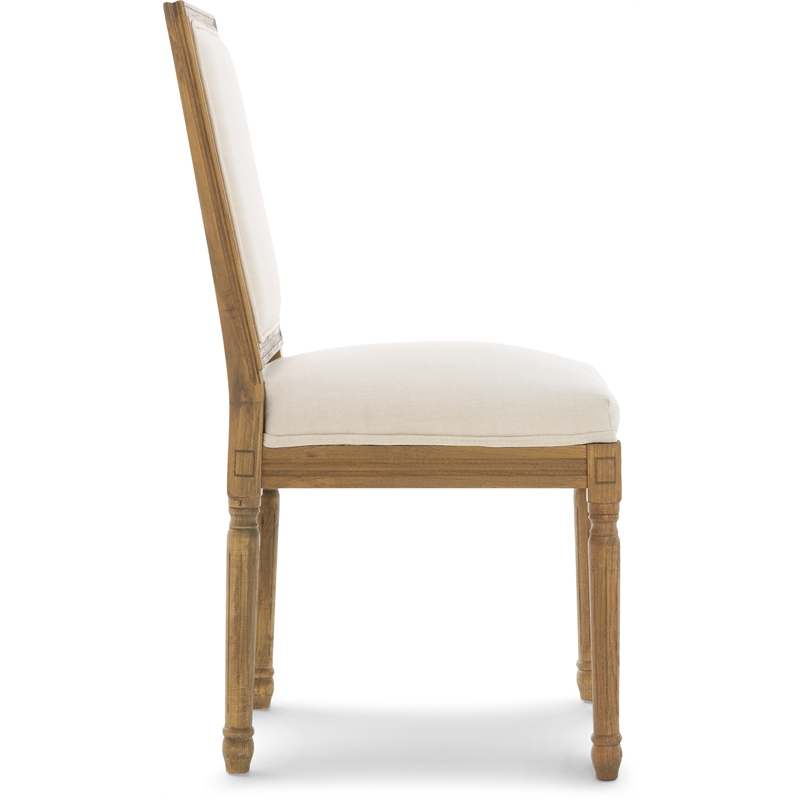 Finch Elmhurst Square Dining Chair Set of 2 Cream