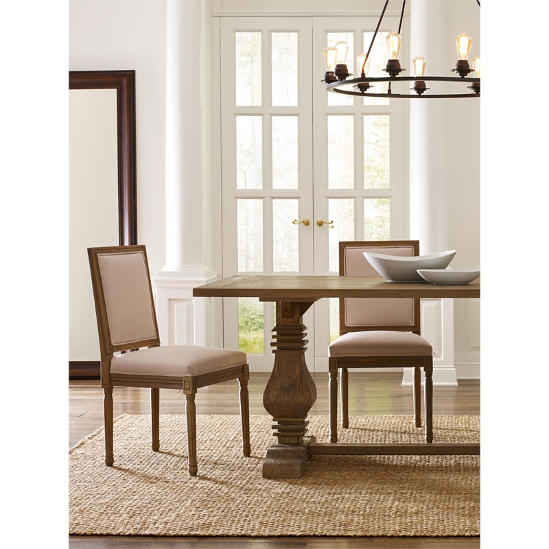 Finch Elmhurst Square Dining Chair Set of 2 Cream