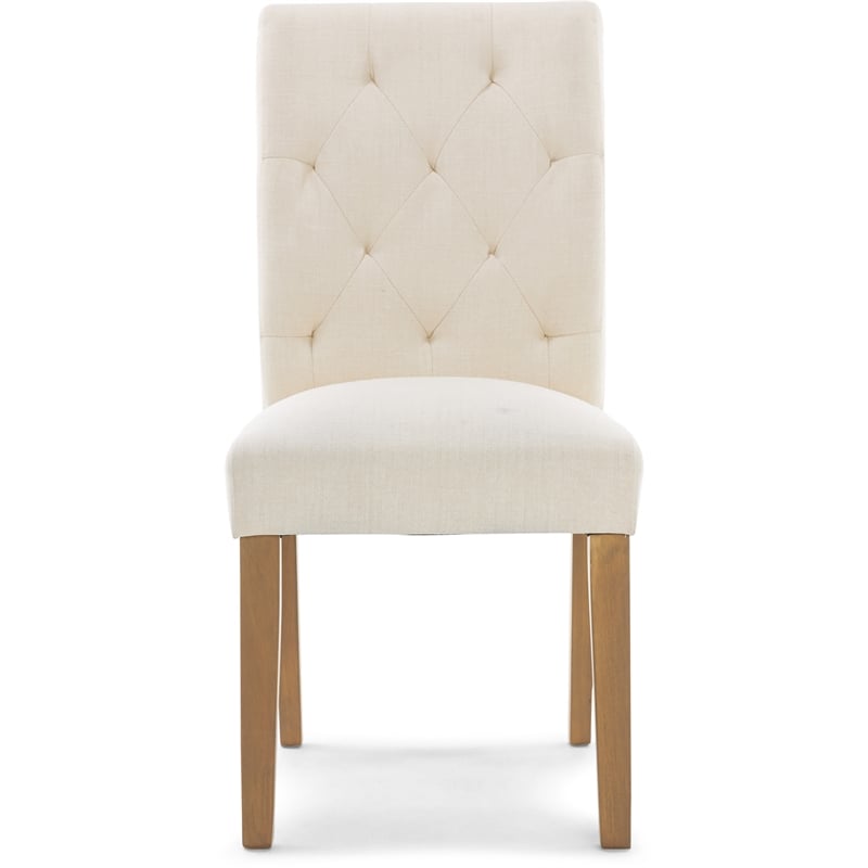 Finch Westport Tufted Dining Chair in Cream (Set of 2)