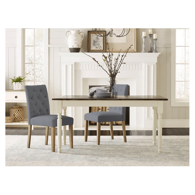 Finch Westport Tufted Dining Chair Set of 2 Gray