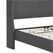 Finch Elmhurst Solid Wood Wing Bed Frame King Size in Gray