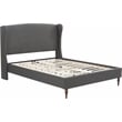 Finch Elmhurst Solid Wood Wing Bed Frame King Size in Gray