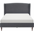 Finch Elmhurst Solid Wood Wing Bed Frame King Size in Gray