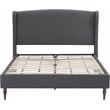 Finch Elmhurst Solid Wood Wing Bed Frame King Size in Gray