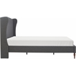 Finch Elmhurst Solid Wood Wing Bed Frame King Size in Gray