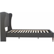 Finch Elmhurst Solid Wood Wing Bed Frame King Size in Gray