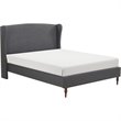 Finch Elmhurst Solid Wood Wing Bed Frame King Size in Gray
