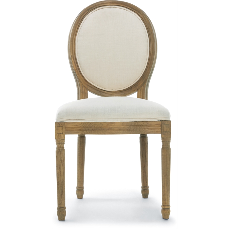Finch Elmhurst Round Dining Chair Set of 2 Cream