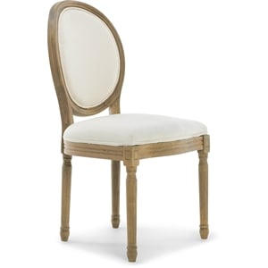 Finch Elmhurst Round Dining Chair Set of 2 Cream