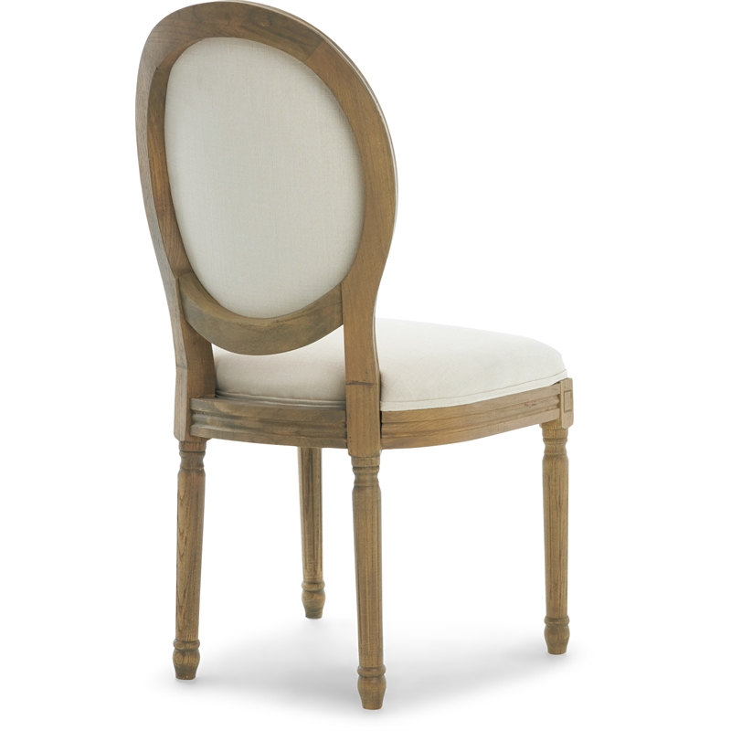 Finch Elmhurst Round Dining Chair Set of 2 Cream