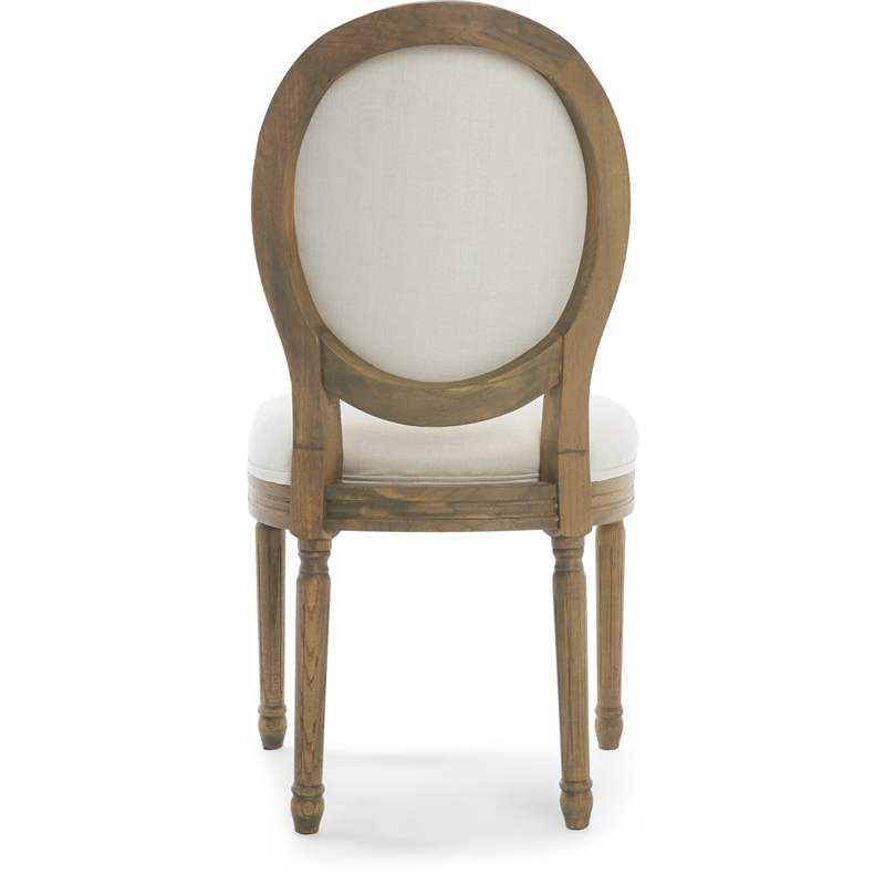 Finch Elmhurst Round Dining Chair Set of 2 Cream