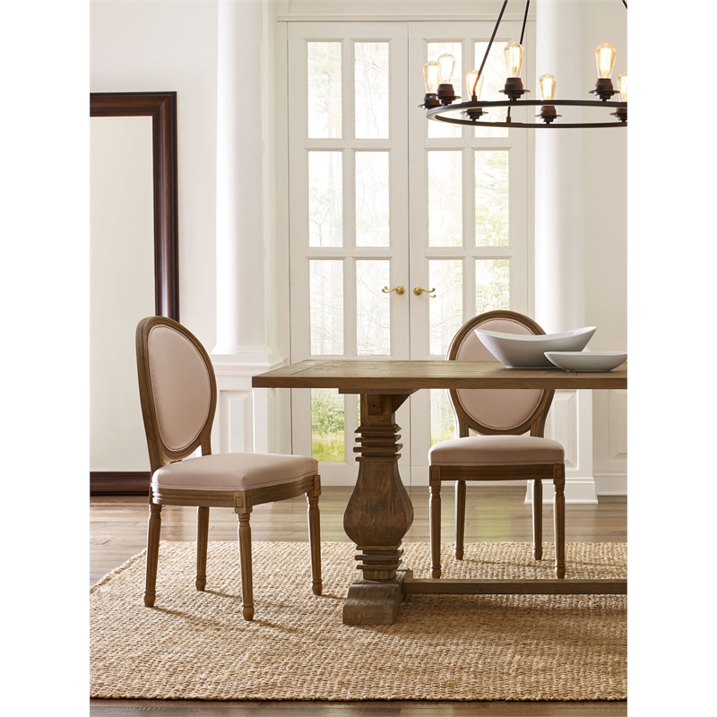 Finch Elmhurst Round Dining Chair Set of 2 Cream