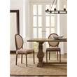 Finch Elmhurst Round Dining Chair Set of 2 Cream